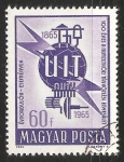 Stamps Hungary -  100 Years of ITU - Union internacional de telecomunicaciones