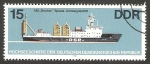 Stamps Germany -  2360 - Barco de alta mar de RDA 