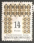 Stamps Hungary -  Arte folclorico