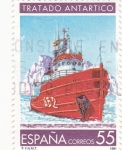 Sellos de Europa - Espaa -  TRATADO ANTARTICO (28)