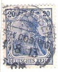 Sellos del Mundo : Europa : Alemania : 1900 Germania. Inscripción 