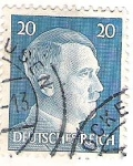 Sellos de Europa - Alemania -  1941 -1945 Serie básica. Adolf Hitler, 1889-1945 2 C.