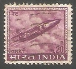 Stamps : Europe : India :  Avion de combate