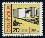 Sellos del Mundo : Europa : Alemania : ALEMANIA - El Bauhaus y sitios en Weimar y Dessau