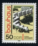 Sellos de Europa - Alemania -  ALEMANIA - El Bauhaus y sitios en Weimar y Dessau