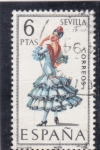 Sellos de Europa - Espaa -  SEVILLA -TRAJE REGIONAL (28)