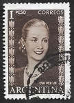 Stamps : America : Argentina :  529 - María Eva Duarte de Perón, Evita Perón