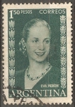 Stamps Argentina -  530 - María Eva Duarte de Perón, Evita Perón