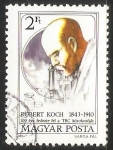 Stamps Hungary -  Robert Koch   