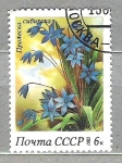 Stamps Russia -  1983 Spring FLowers nº2/cambio