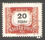 Stamps Hungary -  Numeros