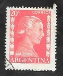 Stamps Argentina -  520 - María Eva Duarte de Perón, Evita Perón