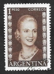 Stamps : America : Argentina :  525 - María Eva Duarte de Perón, Evita Perón  