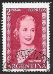 Stamps Argentina -  531 - María Eva Duarte de Perón, Evita Perón