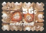 Stamps Netherlands -  Oliebollen - dulce típico de la cocina holandesa