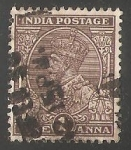Stamps : Asia : India :  Rey Jorge V