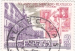 Stamps : Europe : Spain :  50 ANIV.DEL MERCADO FILATELICO (28)