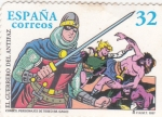 Stamps Spain -  EL GUERRERO DEL ANTIFAZ (28)