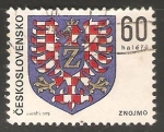 Stamps Czechoslovakia -  Escudo de armas de Znojmo