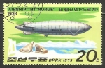 Stamps North Korea -  Airship N1 Norge