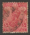 Sellos de Asia - India -  Rei Jorge V