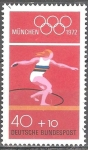 Stamps Germany -  Juegos Olímpicos de 1972 en Munich.