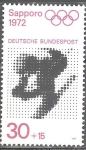 Stamps Germany -  Juegos Olímpicos de 1972 en Munich y Sapporo.