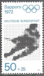 Stamps Germany -  Juegos Olímpicos de 1972 en Munich y Sapporo.