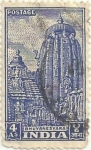 Stamps India -  TIPOS DE 1949 MODIFICADOS. BHUVANESVARA. YVERT IN 36