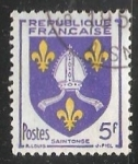 Stamps France -  Escudo de armas - Saint Tonge