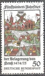 Stamps Germany -  Quinientos años de aniversario del asedio de Neuss 1474-1475.