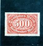 Stamps Germany -  SELLO SERIE BASICA NUMEROS