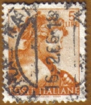 Stamps Italy -  MIGUEL ANGEL, su obra.