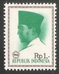 Stamps Indonesia -  President Sukarno