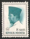 Sellos de Asia - Indonesia -  President Sukarno