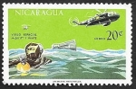 Stamps Nicaragua -  Vuelo espacial