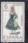 Stamps Spain -  TRAJE TIPICO-GRANADA (28)