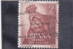 Stamps Spain -  VIRGEN NUESTRA SRA. DE AFRICA (28)