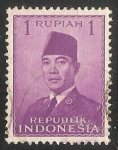 Stamps Indonesia -  Jefe de estado