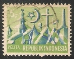 Stamps Indonesia -  5 años del plan de desenvolvimiento