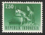 Stamps Indonesia -  Profesiones