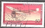Stamps Germany -  Para los jovenes(Monoplano de Louis Blériot).