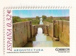 Stamps Spain -  Canal de Castilla.