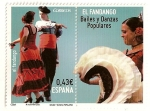 Stamps Spain -  Bailes populares, el fandango.
