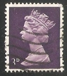 Stamps United Kingdom -  Reina Elizabeth II