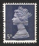 Stamps United Kingdom -  Reina Elizabeth II