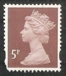 Stamps United Kingdom -  Reina Elizabeth II