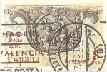 Stamps Spain -  DIA DEL SELLO 1980. CORREO A CABALLO. RESPALDO DE BANCO, CAPILLA DE MARCÚS. EDIFIL 2575