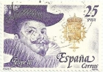 Stamps Spain -  REYES DE ESPAÑA, CASA DE ÁUSTRIA. FELIPE III (1578-1621). EDIFIL 2554