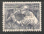 Stamps Netherlands -  Maquinaria pesada - mineria
